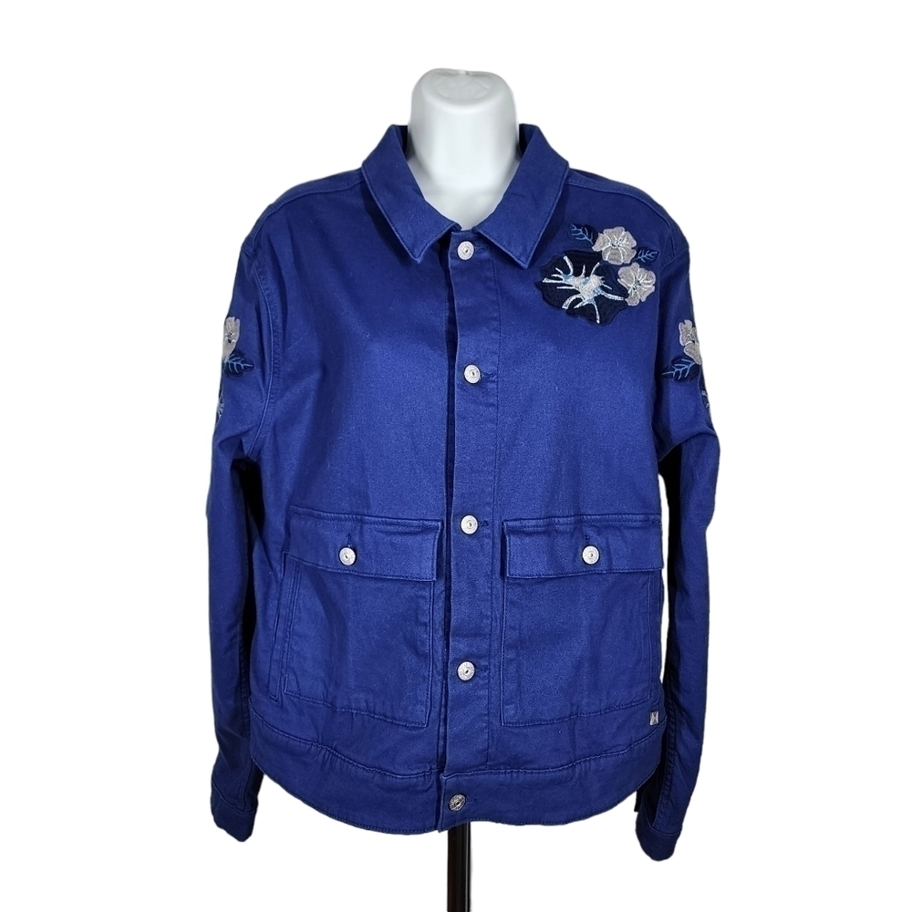 LULAROE BUTTON FRONT EMBROIDERED JACKET